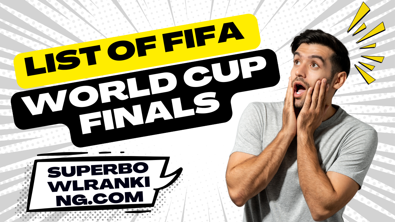 List of FIFA World Cup finals