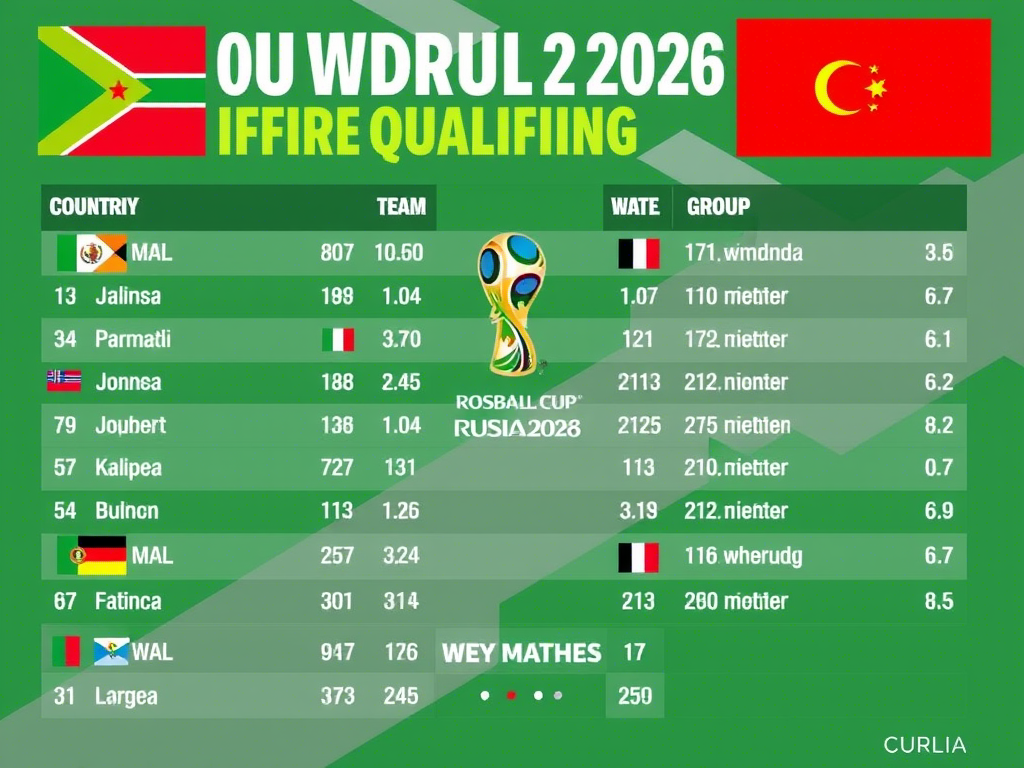 FIFA World Cup Qualifying - CAF Table 2023-26