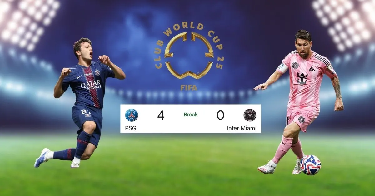 PSG 4-0 Inter Miami